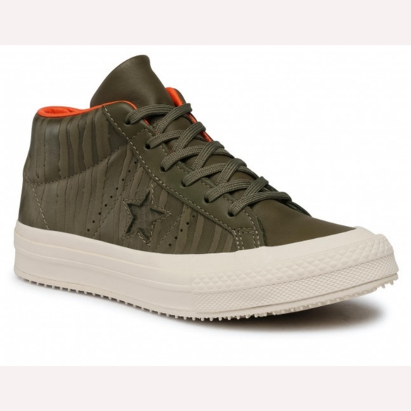 CONVERSE ONE STAR MID WATER RESISTANT HIGH TOPS